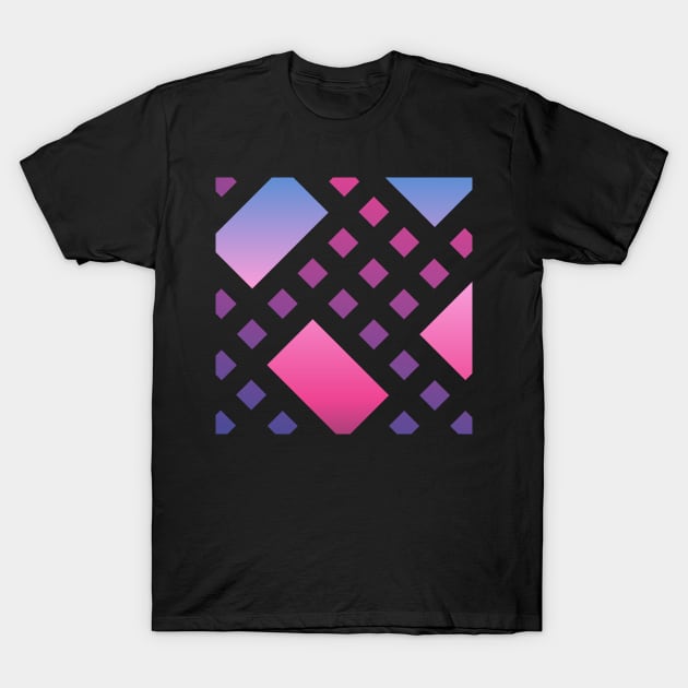 Abstract Square Pattern T-Shirt by nolabel